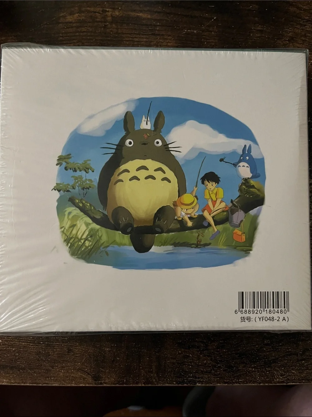 Japan Exclusive Totoro Notebook Set with Pen - Light Gray and Black